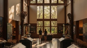A couple visting the museum in kaui, hawaii. (Generated with AI)