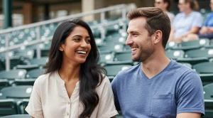 A couple visiting a match in Clovers Park, Port St. Lucie. (Generated with AI)